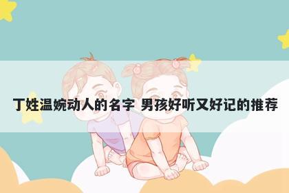 丁姓温婉动人的名字 男孩好听又好记的推荐