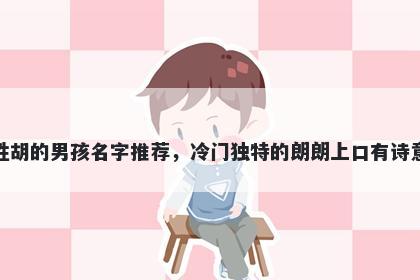 姓胡的男孩名字推荐，冷门独特的朗朗上口有诗意