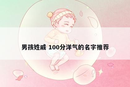 男孩姓戚 100分洋气的名字推荐