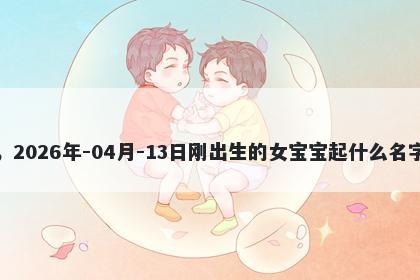 我姓乐，2026年-04月-13日刚出生的女宝宝起什么名字比较好