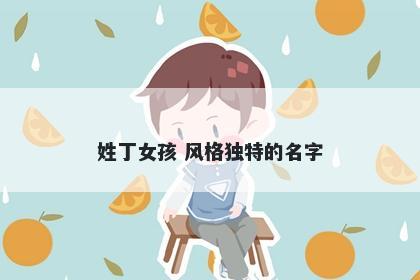 姓丁女孩 风格独特的名字