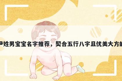 尹姓男宝宝名字推荐，契合五行八字且优美大方的