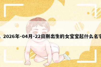 我姓邢，2026年-04月-22日刚出生的女宝宝起什么名字比较好