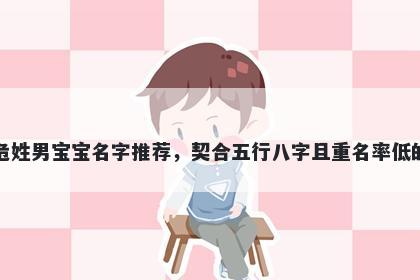 危姓男宝宝名字推荐，契合五行八字且重名率低的