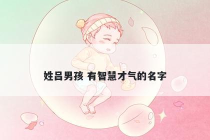 姓吕男孩 有智慧才气的名字