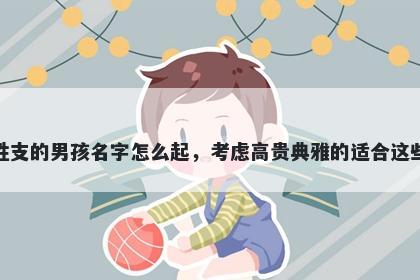姓支的男孩名字怎么起，考虑高贵典雅的适合这些