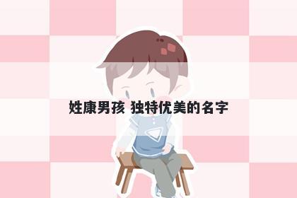 姓康男孩 独特优美的名字