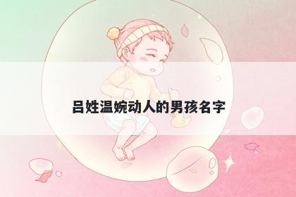 吕姓温婉动人的男孩名字