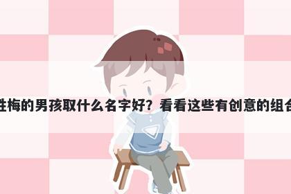 姓梅的男孩取什么名字好？看看这些有创意的组合