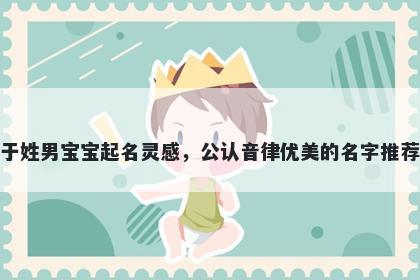 于姓男宝宝起名灵感，公认音律优美的名字推荐