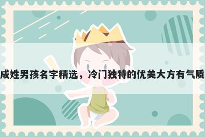 成姓男孩名字精选，冷门独特的优美大方有气质