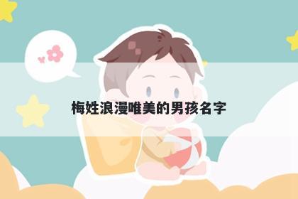 梅姓浪漫唯美的男孩名字