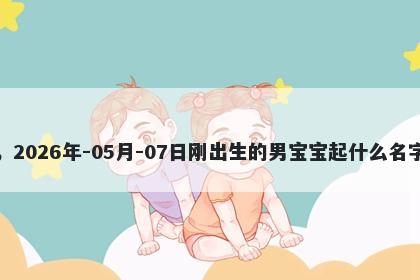 我姓支，2026年-05月-07日刚出生的男宝宝起什么名字比较好