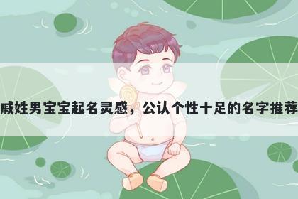 戚姓男宝宝起名灵感，公认个性十足的名字推荐