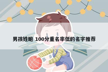 男孩姓鲍 100分重名率低的名字推荐