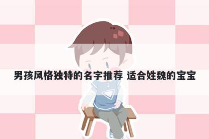 男孩风格独特的名字推荐 适合姓魏的宝宝