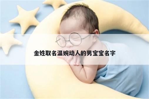 金姓取名温婉动人的男宝宝名字