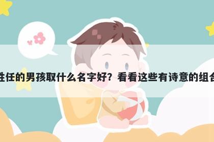 姓任的男孩取什么名字好？看看这些有诗意的组合