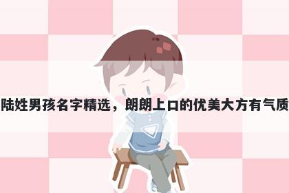 陆姓男孩名字精选，朗朗上口的优美大方有气质