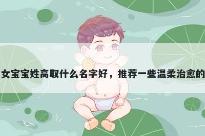 刚出生的女宝宝姓高取什么名字好，推荐一些温柔治愈的女孩名字